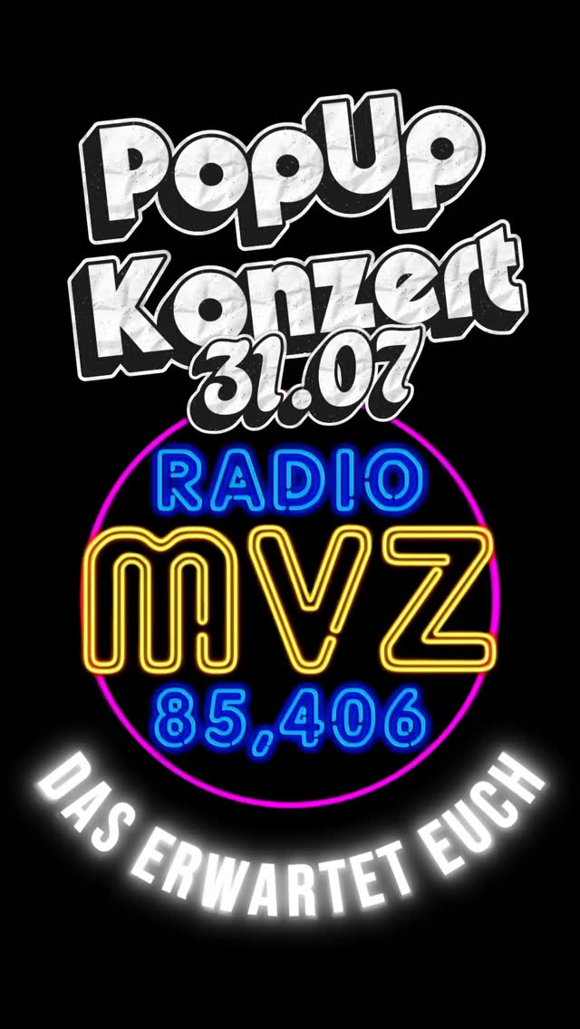 Ein Abend, zwei Bands, ihre Lieblingsstücke und eure neuen Ohrwürmer👂🪱. Mehr Gründe braucht ihr nicht😎🥳

👉Kommt zum PopUp-Konzert unserer Big Band Radio MVZ 85,406 und @boneless_cheese_band ...